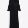 A-Line Maxi Dress -Mesh Sleeve Shop A Line Maxi Dress950453FRSC