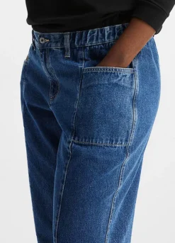 Barrel Jeans -Mesh Sleeve Shop Barrel Jeans930255FRSB W02