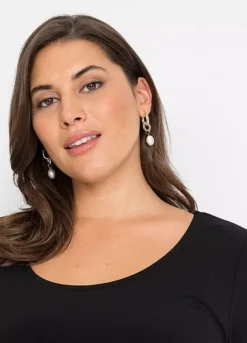 Belted Skater Dress -Mesh Sleeve Shop Belted Skater Dress970495FRSB W02