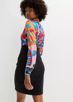 Blouse Bodice Party Dress -Mesh Sleeve Shop Blouse Bodice Party Dress903844FRSP W01