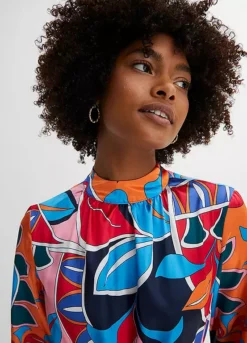 Blouse Bodice Party Dress -Mesh Sleeve Shop Blouse Bodice Party Dress903844FRSP W02