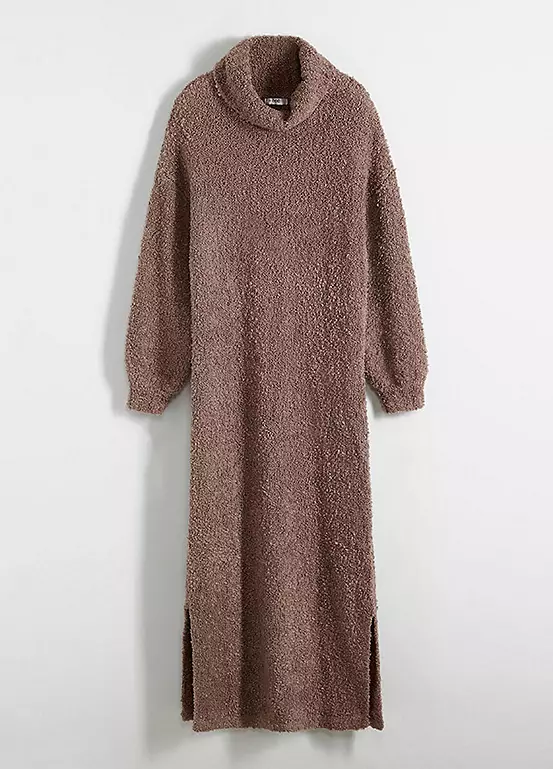 Boucle Knit Midi Dress 4 Boucle Knit Midi Dress - Image 2