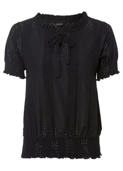 Broderie Tunic -Mesh Sleeve Shop Broderie Tunic910673FRSC