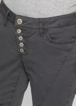 Button Detail Trousers -Mesh Sleeve Shop Button Detail Trousers928167FRSP W02