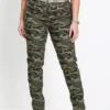 Camouflage Print Trousers -Mesh Sleeve Shop Camouflage Print Trousers948635FRSB