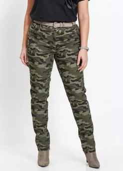 Camouflage Print Trousers