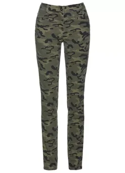 Camouflage Print Trousers -Mesh Sleeve Shop Camouflage Print Trousers948635FRSC