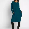 Casual Oversize Dress -Mesh Sleeve Shop Casual Oversize Dress940619FRSP