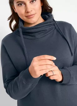 Casual Sweater Dress -Mesh Sleeve Shop Casual Sweater Dress953009FRSB W02