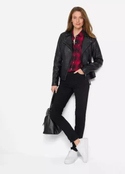 Casual Tartan Shirt -Mesh Sleeve Shop Casual Tartan Shirt910723FRSP W01