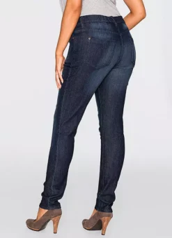 Comfy Stretch Jeggings -Mesh Sleeve Shop Comfy Stretch Jeggings906058FRSB W01