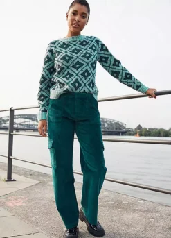 Cord Cargo Trousers -Mesh Sleeve Shop Cord Cargo Trousers935673FRSL