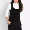 Cord Pinafore Dress