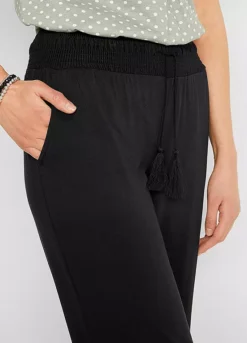 Cropped Jersey Trousers -Mesh Sleeve Shop Cropped Jersey Trousers934698FRSP W02