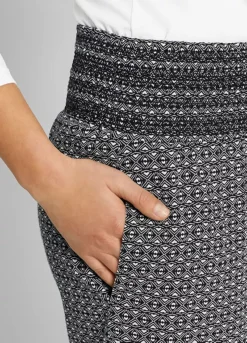 Crushed Cotton Harem Pants -Mesh Sleeve Shop Crushed Cotton Harem Pants945533FRSP W02