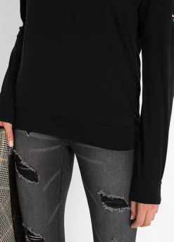 Cut-Out Jersey Top -Mesh Sleeve Shop Cut Out Jersey Top965696FRSP W02