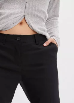 Decorative Pocket Bootcut Trousers -Mesh Sleeve Shop Decorative Pocket Bootcut Trousers909635FRSP W03