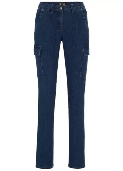 Denim Cargo Jeans -Mesh Sleeve Shop Denim Cargo Jeans969727FRSC