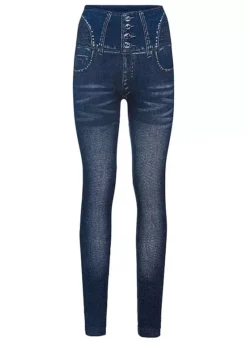 Denim Shaper Jeggings -Mesh Sleeve Shop Denim Shaper Jeggings949389FRSC