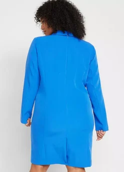 Double Breasted Dress -Mesh Sleeve Shop Double Breasted Dress975564FRSB W01