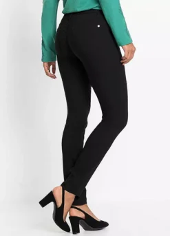 Elasticated Waist Bengaline Trousers -Mesh Sleeve Shop Elasticated Waist Bengaline Trousers964323FRSP W01