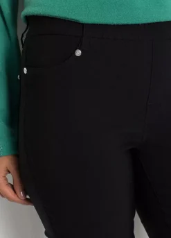 Elasticated Waist Bengaline Trousers -Mesh Sleeve Shop Elasticated Waist Bengaline Trousers964323FRSP W02