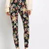 Elasticated Waist Floral Leggings