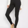 Elasticated Waist Thermal Leggings -Mesh Sleeve Shop Elasticated Waist Thermal Leggings964410FRSP
