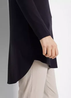 Essential Longline Tunic -Mesh Sleeve Shop Essential Longline Tunic921197FRSP W02