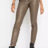 Faux Leather Skinny Jeans