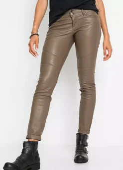 Faux Leather Skinny Jeans