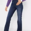 Flared Stretch Jeans -Mesh Sleeve Shop Flared Stretch Jeans941040FRSP