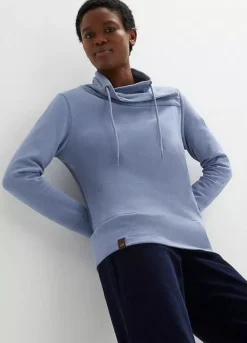 Funnel Collar Sweatshirt