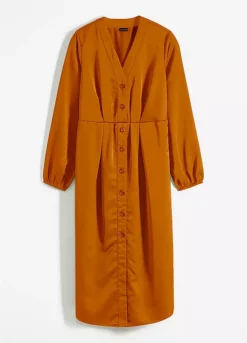 Glossy Shirt Dress -Mesh Sleeve Shop Glossy Shirt Dress923654FRSC