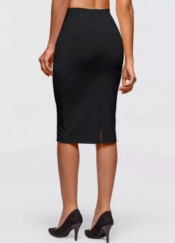 High Rise Pencil Skirt -Mesh Sleeve Shop High Rise Pencil Skirt916062FRSP W01