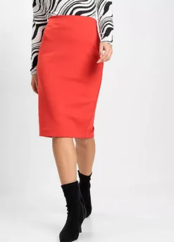 High Rise Pencil Skirt -Mesh Sleeve Shop High Rise Pencil Skirt960903FRSP
