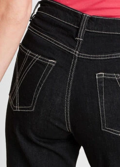 High Rise Stretch Jeans -Mesh Sleeve Shop High Rise Stretch Jeans905480FRSP W03