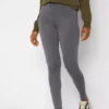 High Waisted Thermal Leggings -Mesh Sleeve Shop High Waisted Thermal Leggings969749FRSP