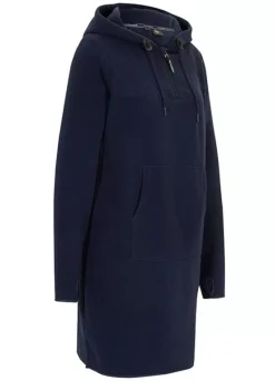 Hooded Fleece Dress -Mesh Sleeve Shop Hooded Fleece Dress956473FRSC