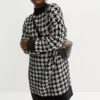 Houndstooth Knitted Dress