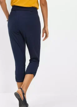 Jersey Cropped Trousers -Mesh Sleeve Shop Jersey Cropped Trousers911149FRSP W01