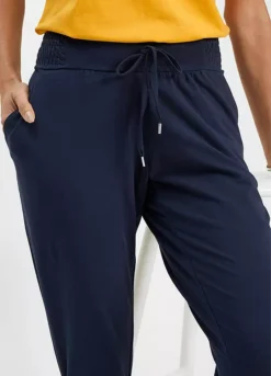 Jersey Cropped Trousers -Mesh Sleeve Shop Jersey Cropped Trousers911149FRSP W02