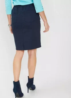 Knee Length Pencil Skirt -Mesh Sleeve Shop Knee Length Pencil Skirt956880FRSP W01