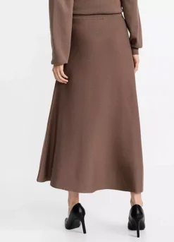 Knitted Skirt -Mesh Sleeve Shop Knitted Skirt963687FRSP W01