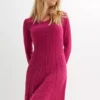 Knitted Smock Dress 1 Knitted Smock Dress -Mesh Sleeve Shop Knitted Smock Dress936428FRSP