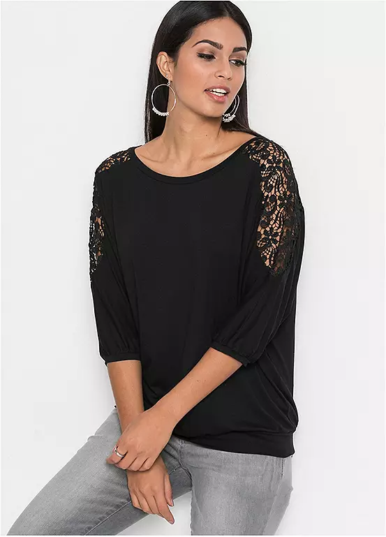 Lace Sleeve Slouch Top 7 Lace Sleeve Slouch Top - Image 5