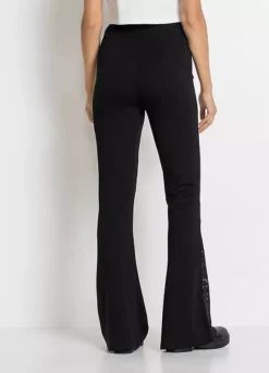 Lace Trim Leggings -Mesh Sleeve Shop Lace Trim Leggings978260FRSP W01