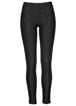 Leopard Print Jeggings -Mesh Sleeve Shop Leopard Print Jeggings946892FRSC