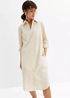 Long Shirt Dress -Mesh Sleeve Shop Long Shirt Dress913293FRSP