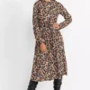 Long Sleeve Floral Dress -Mesh Sleeve Shop Long Sleeve Floral Dress967148FRSP